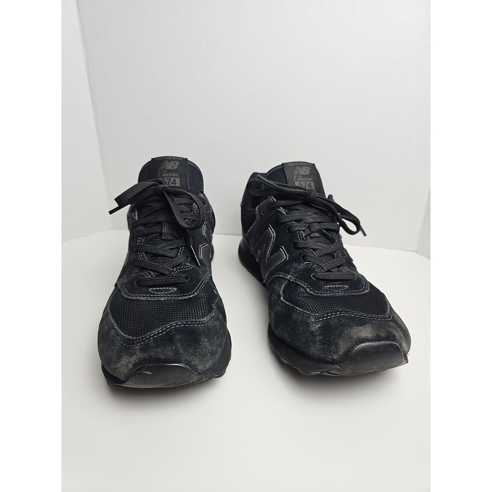 New Balance 574 Core Black Mens Size 11 Shoes ML574EVE Sneakers Casual